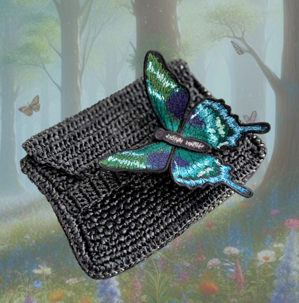 Machine Embroidery Design “Emerald Butterfly” 3D